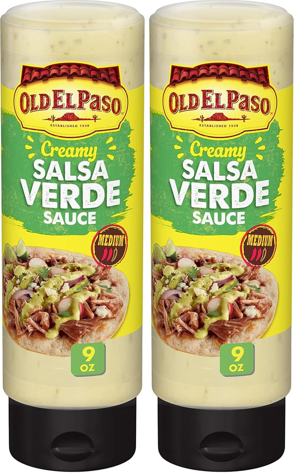 Old El Paso Creamy Queso Taco Sauce - Easy-Squeeze 9oz Bottle