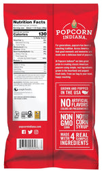 Popcorn Indiana Movie Theater Butter Popcorn 3 oz Bags 6 Pack Pre Popped Gluten Free Made with Real Butter