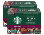 Starbucks Italian Roast Coffee K-Cup Pods, Dark Roast, 100% Arabica, 20 K-Cups