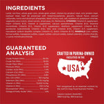 Purina ONE Dry Dog Food Lamb and Rice Formula, 31.1 lb Bag, Red Bag, Made in USA
