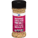 McCormick Himalayan Pink Salt, Black Pepper, and Garlic Seasoning, 6.5 oz, Gluten Free, Paleo, Non GMO