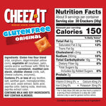 Cheez-It Baked Snack Crackers, Gluten Free, Lunch Snacks, Original (3 Boxes)