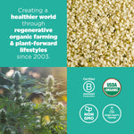 Navitas Organics Hemp Seeds – For Smoothies, Salads, Dips, Baked Goods & More – Essential Fatty Acids, Protein & Minerals – USDA Organic, Non GMO, Gluten Free, Kosher, Vegan (8oz. Bag 8 Servings)