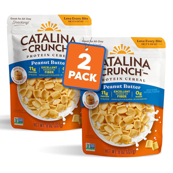 Catalina Crunch Cereal, 9 oz, Gluten Free, Sugar Free, 11g Protein, 6g Fiber
