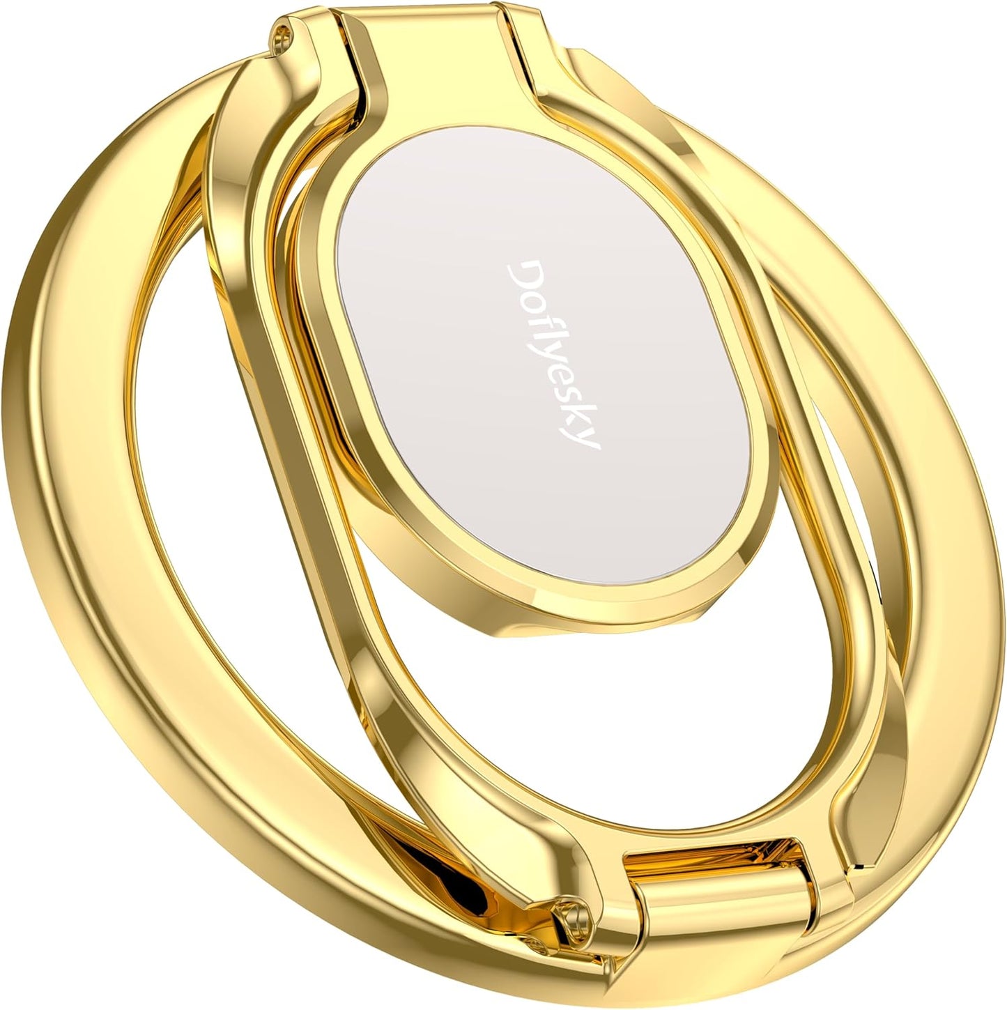 Magnetic Phone Ring Holder with Magsafe, Double Adjustable Gym Finger Ring Grip, Removable Phone Grip, for iPhone, iPad and Smartphones, Compatible with Magnetic Car Mount (Colorful)