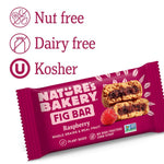 Nature's Bakery Whole Wheat Fig Bars, Raspberry, Real Fruit, Vegan, Non-GMO, Snack bar, 12 twin packs