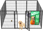 fxw homeplus unleashed 24 inch 6 panels dog pen black patented