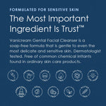 Vanicream gentle facial cleanser with pump dispenser, 8 fl oz, fragrance-free for sensitive skin