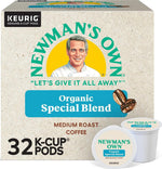 Newman's Own Organics Special Blend Keurig Single-Serve K-Cup Pods, 96 Count, Medium Roast Coffee