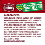Campbell's Chunky Healthy Request Old Fashioned Vegetable Beef Soup, 18.8 Oz Cans, Case of 12 for Delicious and Filling Lunch or Campfire Meals