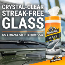 Armor All Protectant, Glass and Cleaning Wipes, Wipes for Car Interior and Car Exterior, 30 Count Each (Pack of 3)