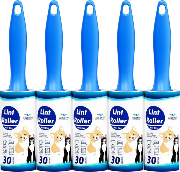 Extra Sticky Lint Roller, Mega Value Set 400 Sheets for Pet Hair Removal, Dog and Cat Lint Remover for Clothes, Furniture, Carpet