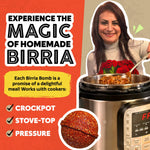 EZ Bombs Birria Bomb Seasoning, Pack of 2 - Authentic Mexican Spice Mix for Tacos, Burritos & Nachos - Made with Real Chiles & Herbs