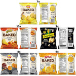 frito-lay baked & popped mix variety pack, 40 single-serve bags, gluten-free snacks