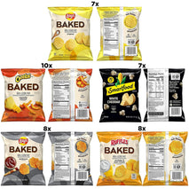 frito-lay baked & popped mix variety pack, 40 single-serve bags, gluten-free snacks