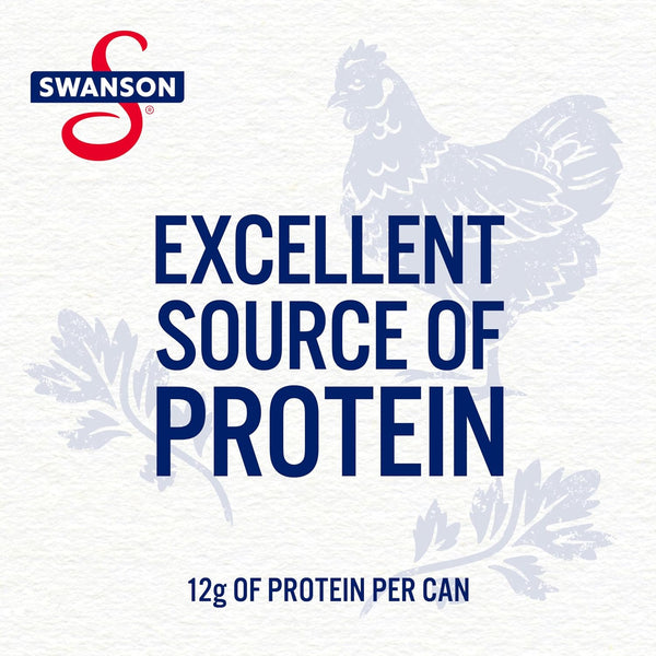 Swanson White Premium Chunk Chicken Breast in Water, 4.5 oz, Pack of 4