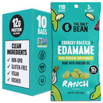 Crunchy Dry Roasted Edamame Snacks in Sea Salt, High Protein, Low Carb, Gluten Free, Vegan