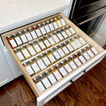 Clear Acrylic Spice Drawer Organizer for Kitchen