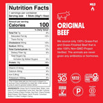Chomps 10-pack grass-fed beef jerky snack sticks, keto, paleo, whole30, 10g protein, zero sugar, gluten-free