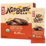 CLIF Nut Butter Bar - Chocolate Peanut Butter Energy Snack Bars - 5 Pack - 1.76 oz - USDA Organic - Non-GMO
