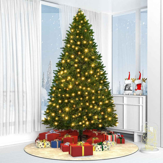 LEVELEVE Premium Pre-Lit 6FT Classic Artificial Holiday Christmas Tree w/1,000 Branch Tips,250 LED Lights for Home,Office,Party Decoration