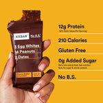 RXBAR Protein Bars, 12 Count, Peanut Butter Chocolate, 22oz Box, Gluten Free