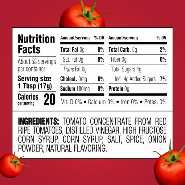 Heinz 32 oz Tomato Ketchup bottle, gluten-free, thick and rich, America's Favorite, squeezable