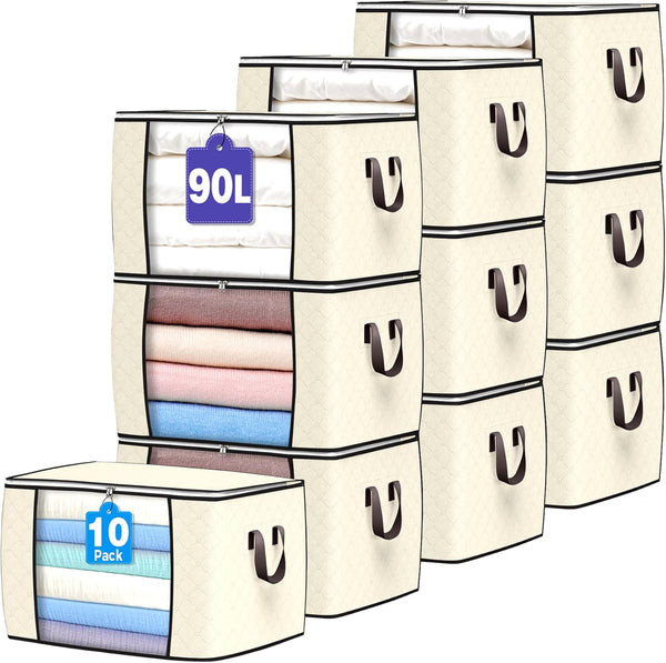 Large Storage Bags for Closet Organizers and Travel Essentials