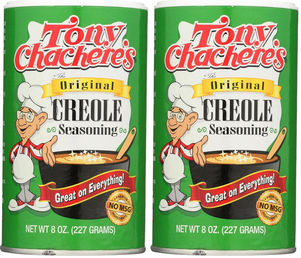 Tony Chachere's Original Creole Seasoning, 8 Oz, Seasoning Blend for Gourmet Cooking
