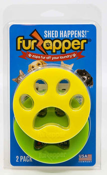 FurZapper Pet Hair Remover for Laundry, 2 Pack - Reusable Dog & Cat Hair Remover Tool As Seen on Shark Tank - Removes Pet Fur, Hair, Lint, Dander From Clothes & Laundry - Use 1 FurZapper Per Pet