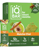 IQBAR Clean Plant Protein Bars - Chocolate Lovers Variety - 12 Count
