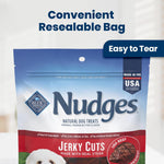 Blue Buffalo Nudges Jerky Cuts Dog, Made in the USA with Natural Ingredients