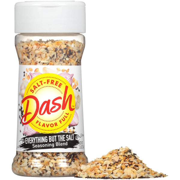 Dash salt-free everything seasoning blend, 2.6 oz, gluten-free, no MSG, no artificial colors