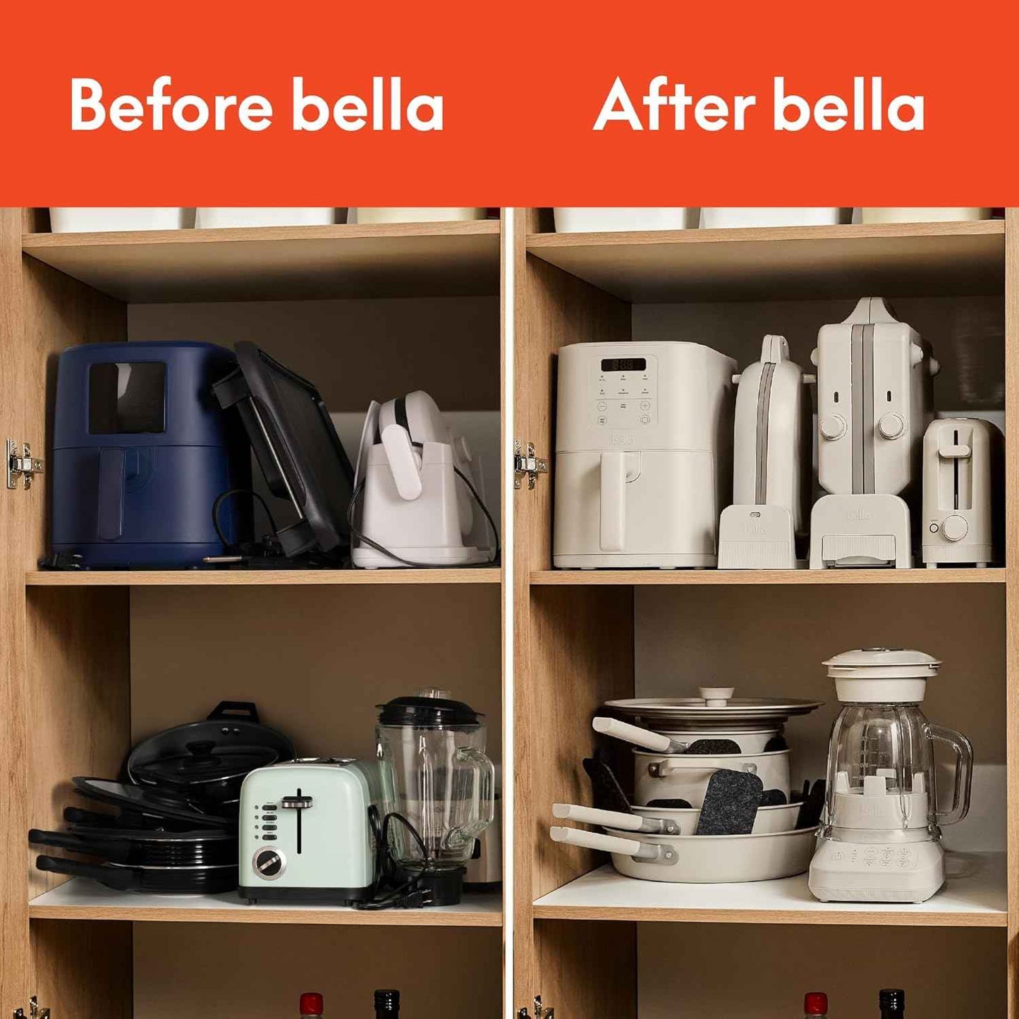 bella Flip-n-Store Waffle Maker, EverGood™ Ceramic Nonstick Coating, Fits-anywhere™ Kitchenware, Power Indicator Light & Touch Handle, 7” Wide & 1" Deep Plates, 1000 Watt, Plum