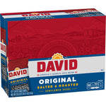 DAVID Original Flavor Sunflower Seeds, 1.625 oz, Pack of 12, Perfect Baseball Snack for Dad