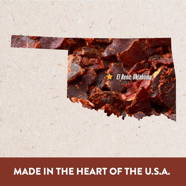 Handcrafted Black Pepper Beef Jerky 8 oz Jar