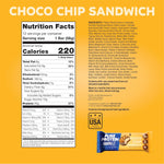 Pure Protein Choco Chip Sandwich Bars, 20g Protein, 12 Count, High Protein Snack