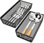 Silverware Drawer Organizer, 6 Pack Utensil Organizer for Kitchen Drawers