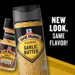 McCormick Grill Mates Garlic Butter Seasoning, 3.1 oz, Savory Grilling Blend for Beef, Chicken, Seafood, and Veggies