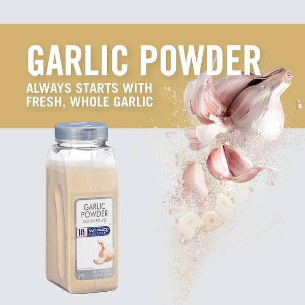 McCormick Culinary Garlic Powder, 21 oz, Culinary Grade Seasoning For Recipes With Garlic Flavor, Perfect Size For Busy Kitchens