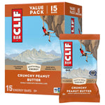 CLIF BAR Energy Protein Bars Crunchy Peanut Butter 15 Pack Non GMO