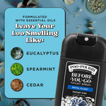 Poo-Pourri Before-You-Go Pocket Toilet Spray, Travel Essentials, Royal Flush, 1 Fl Oz, Up to 50 Uses, On-The-Go Bathroom Odor Deodorizer with Essential Oils, TSA Approved Size, Eucalyptus & Spearmint