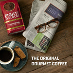 Eight O'Clock Coffee The Original Medium Roast Ground Coffee 30 Oz 100 Arabica Beans Pack of 1 Kosher