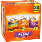 Goldfish Crackers Variety Pack with Cheddar, Colors, and Pretzels, 30 Count
