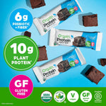 Orgain Organic Vegan Protein Bars, Chocolate Brownie, 10g Plant Based Protein, 12 Count