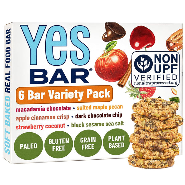 Soft Chewy Nut Bars Made with Organic Maple Syrup - 6 Count