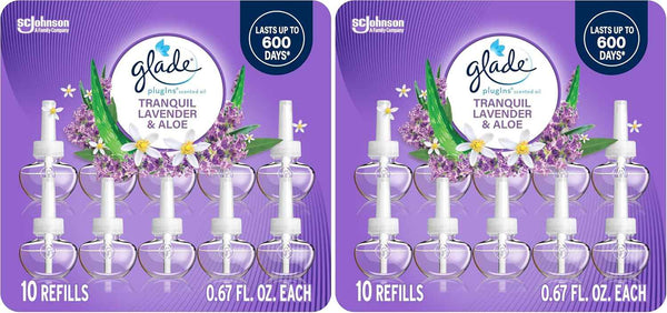 Glade PlugIns Refills Air Freshener, Scented and Essential Oils for Home and Bathroom, Hawaiian Breeze, 6.7 Fl Oz, 10 Count