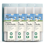 Sky Organics organic baby cotton swabs, 60 count, ultra soft, baby safe tips, strong and durable, hypoallergenic, chlorine free