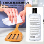 Thirteen Chefs Mineral Oil Conditioner for Wood Cutting Boards and Butcher Block
