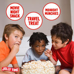 Jolly Time The Big Cheez Cheddar Cheese Microwave Popcorn 3.2oz Sharing Bag 3 Bags Per Carton